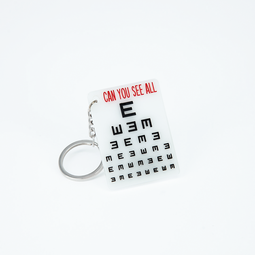 小巴牌匙扣-視力測試 - 傳耆 Eldage