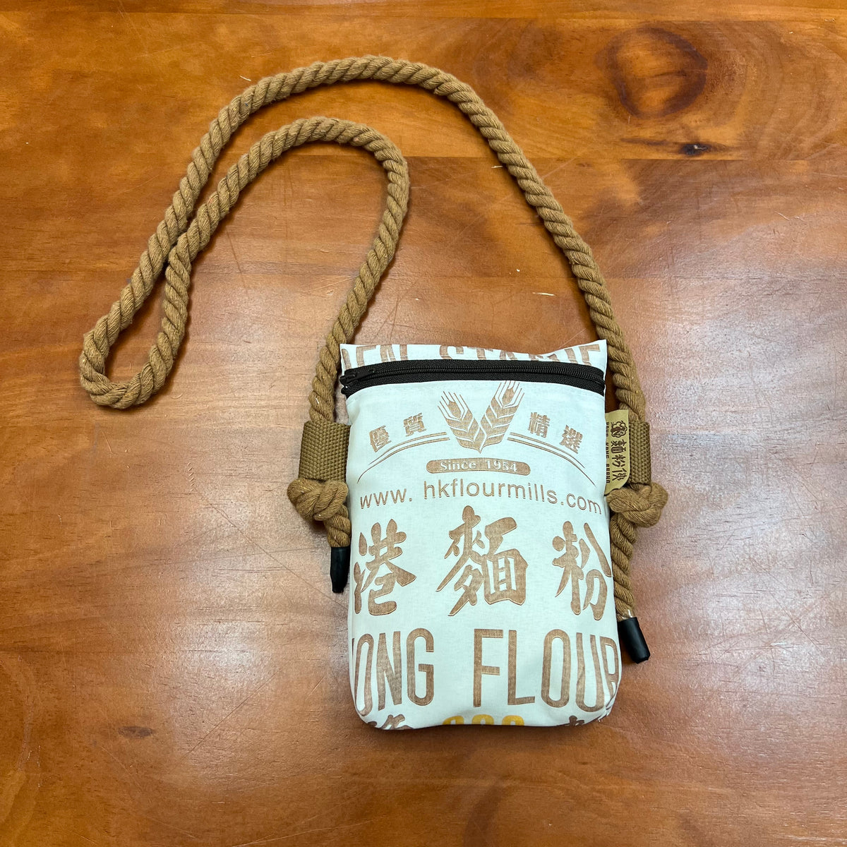 傳耆 Eldage - 電話小物側袋-麵粉袋升級再造