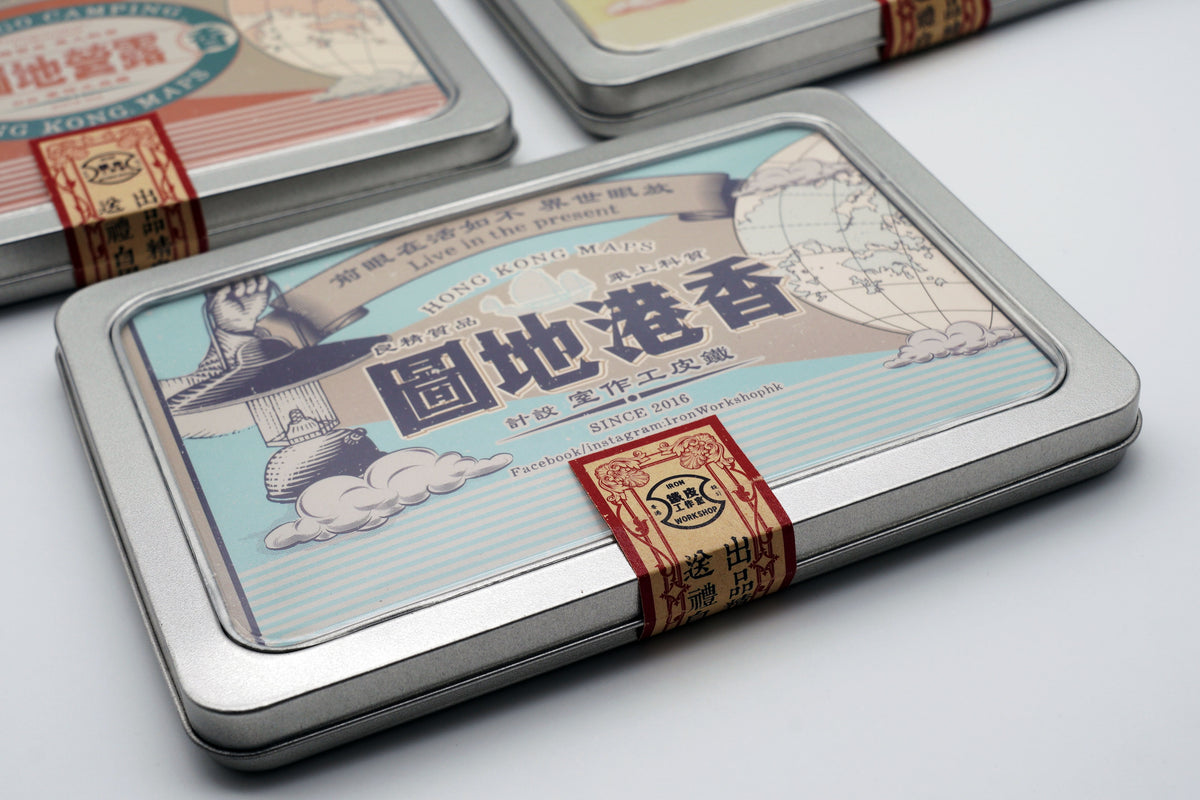 傳耆 Eldage - 掛布裝飾-香港山徑地圖(禮盒裝)