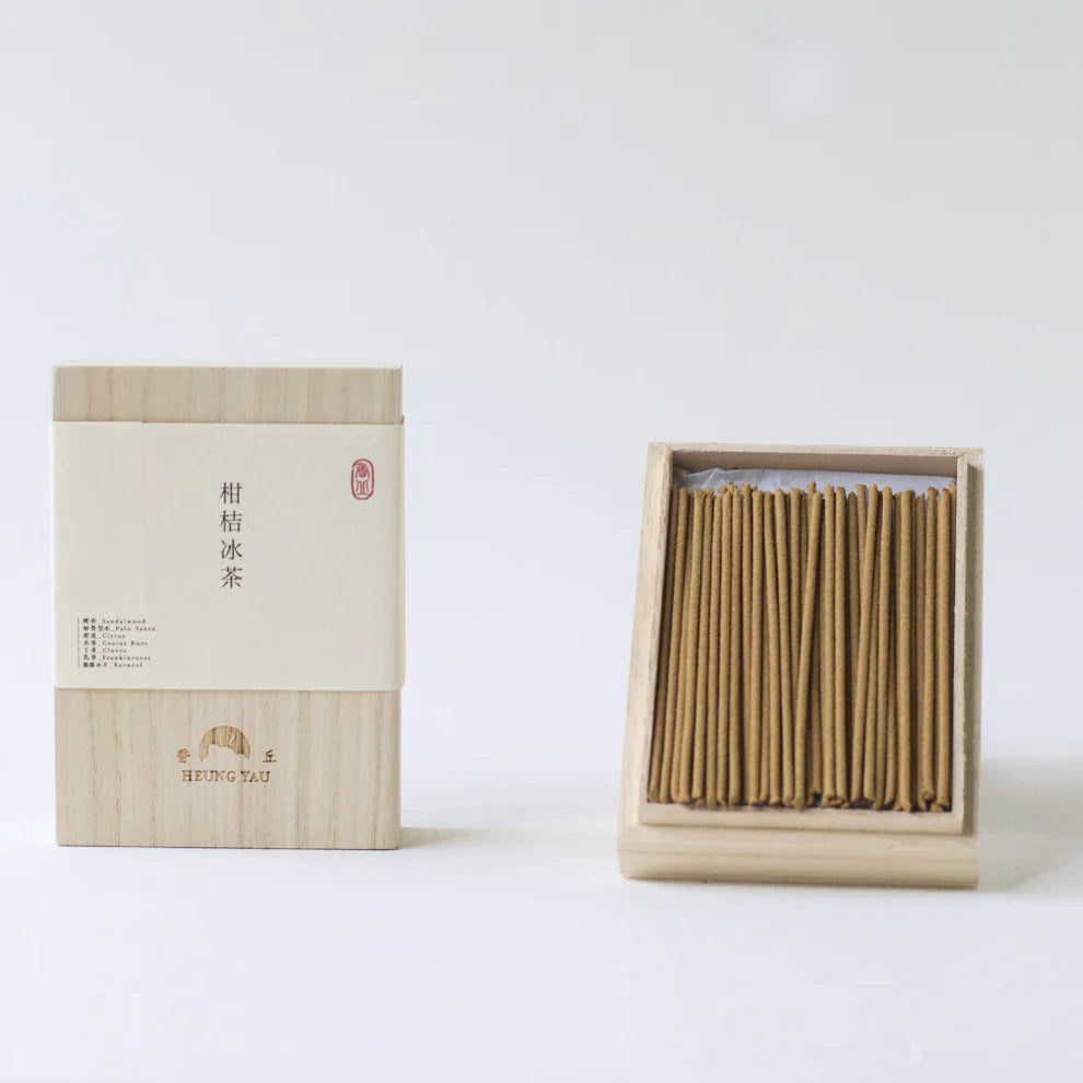 傳耆 Eldage - 線香 - 柑桔冰茶 (木盒裝)
