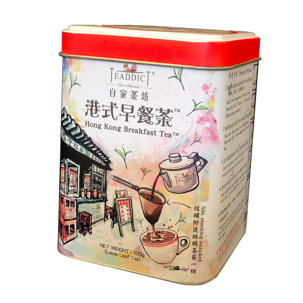 港式奶茶-標準罐裝(100克)連絲襪茶袋