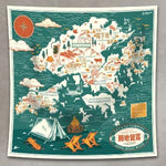 傳耆 Eldage - 掛布裝飾-香港露營地圖（禮盒裝）